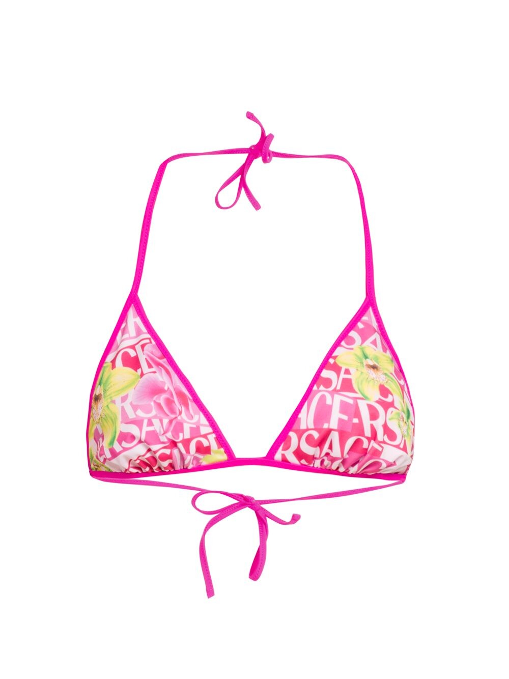 

Лиф бикини Orchid с треугольными чашечками Versace, белый