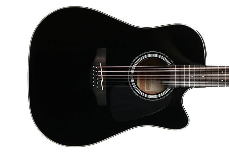 цена Акустическая гитара Takamine GD30CE-12 12-String Acoustic Electric Guitar - Black Kaya