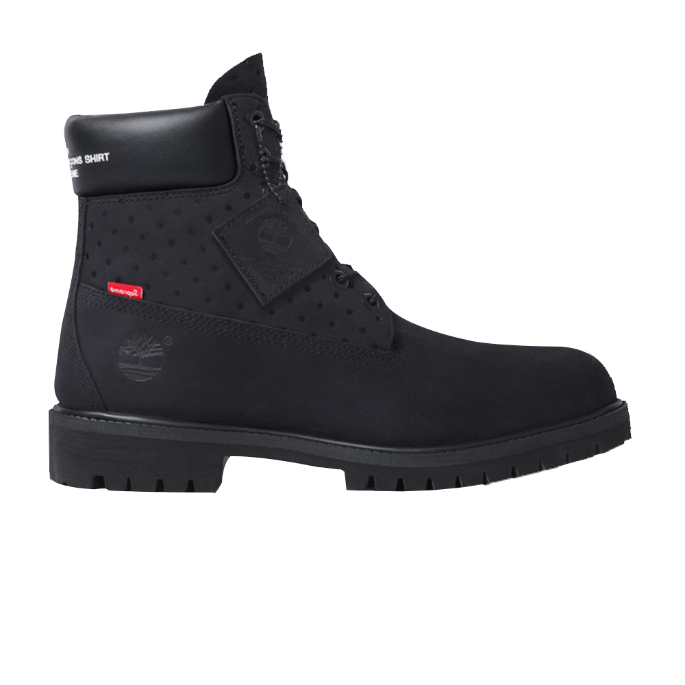 Ботинки Comme des Garçons x Supreme x 6 Inch Timberland, черный