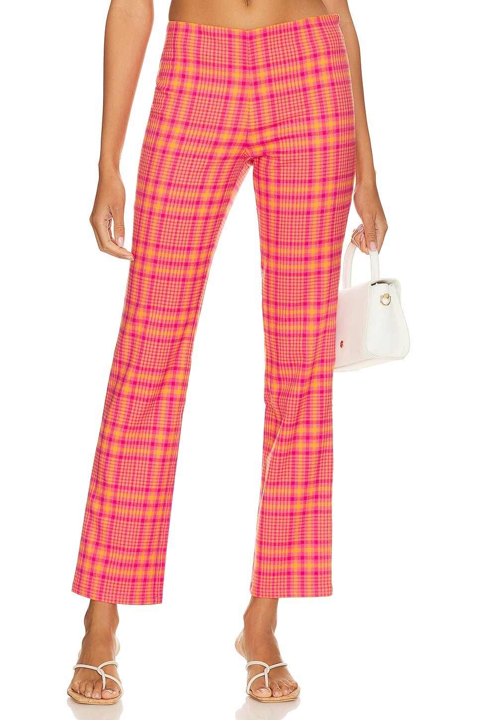 

Брюки Lovers and Friends Rodeo, цвет Pink & Orange Plaid