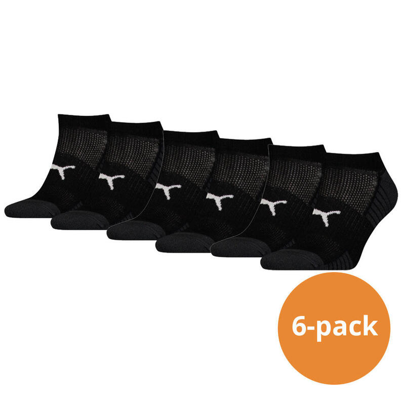 Носки PUMA Sport Padded Sneaker Sneaker (6 шт.), черные
