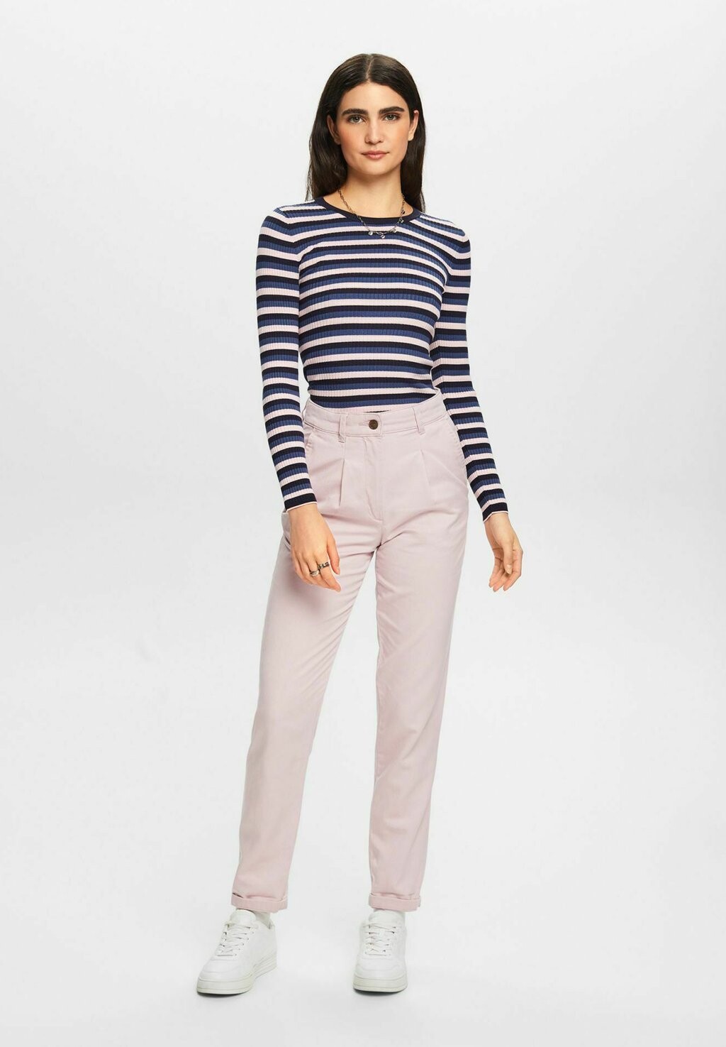 

Чиносы Mr Pleat Esprit, цвет old pink
