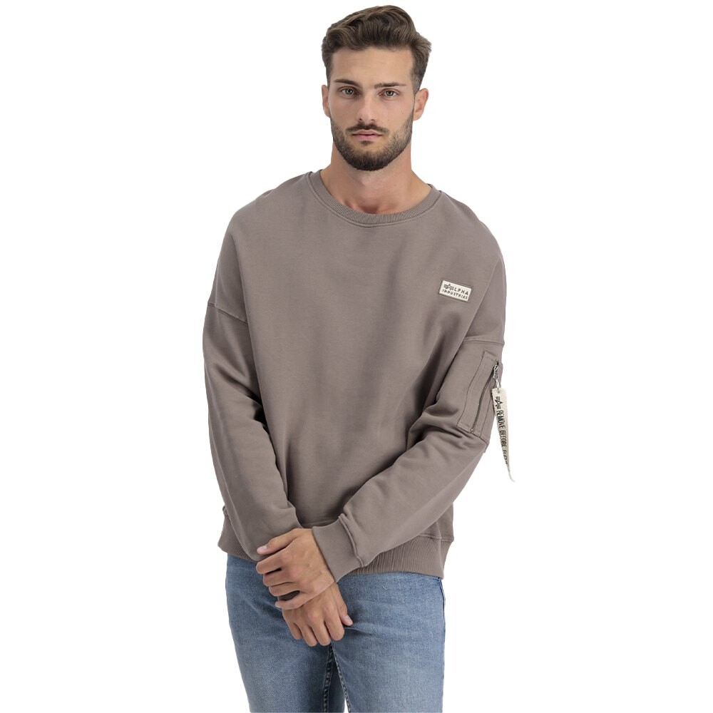 

Худи Alpha Industries Organics OS, коричневый