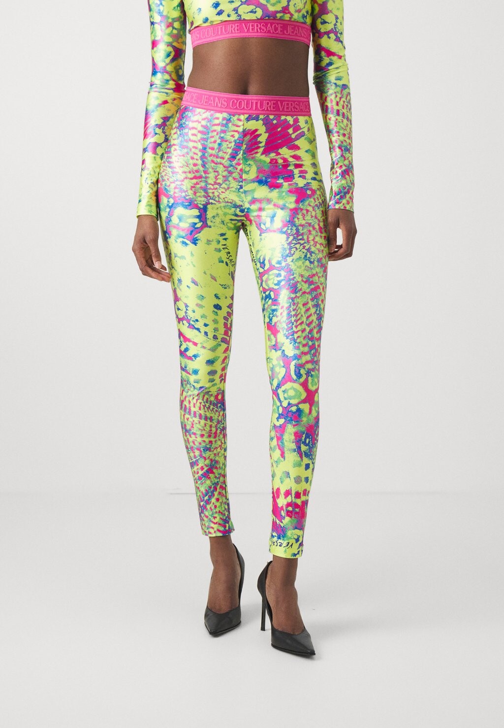 

Леггинсы TAPE Versace Jeans Couture, желтый