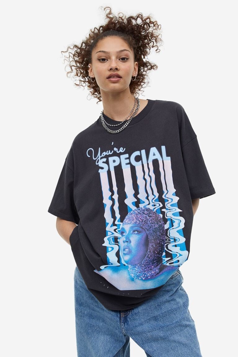 

Футболка оверсайз с принтом H&M