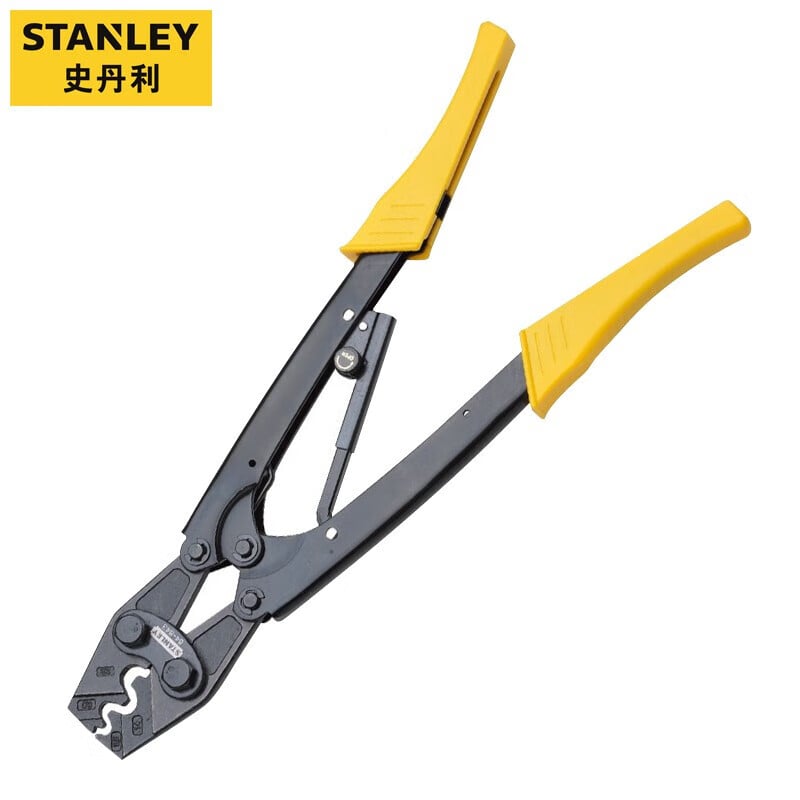 Мощные клещи для обжима клемм Stanley 5,5–22 мм², клещи для проводных трубок, клещи для клемм, 84-843-22