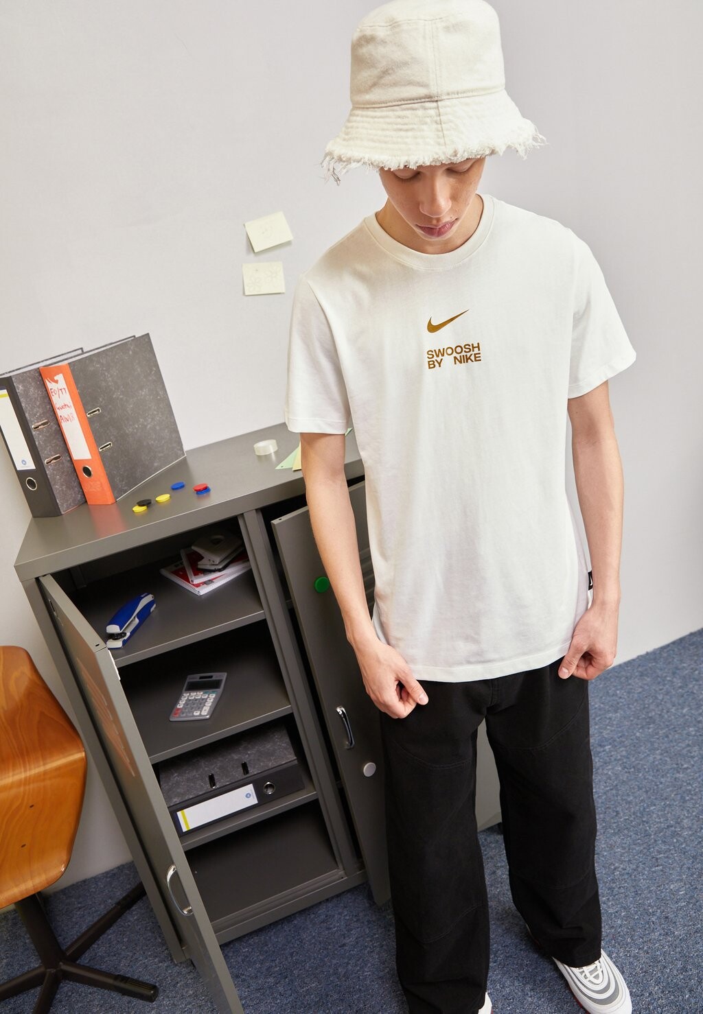 

Футболка с принтом TEE BIG Nike, белый