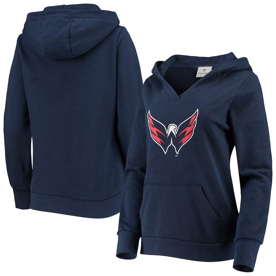 

Пуловер с капюшоном Fanatics Branded Washington Capitals, нави