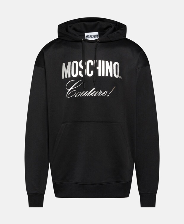 

Худи с капюшоном Moschino, черный
