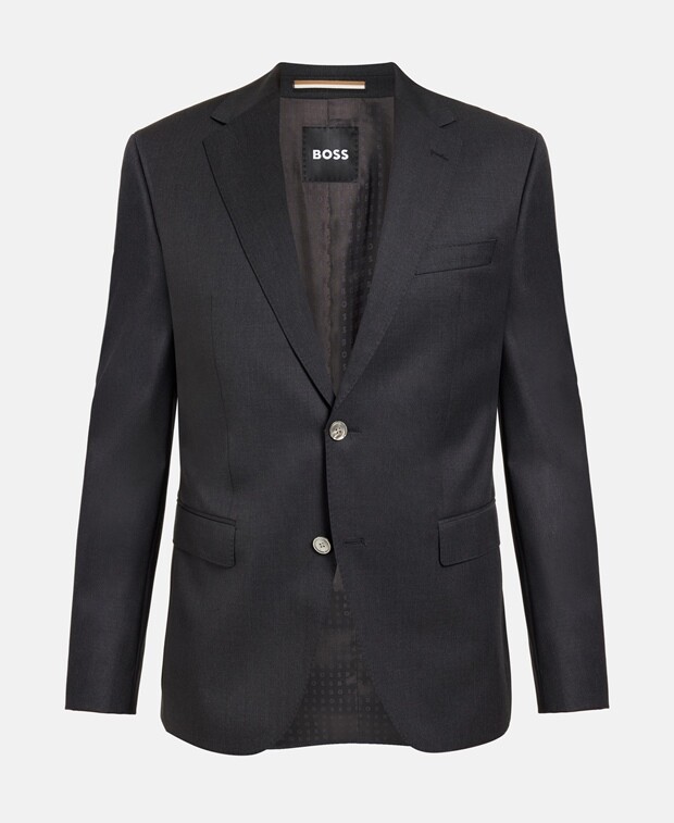 

Шерстяной пиджак Boss Black, серый