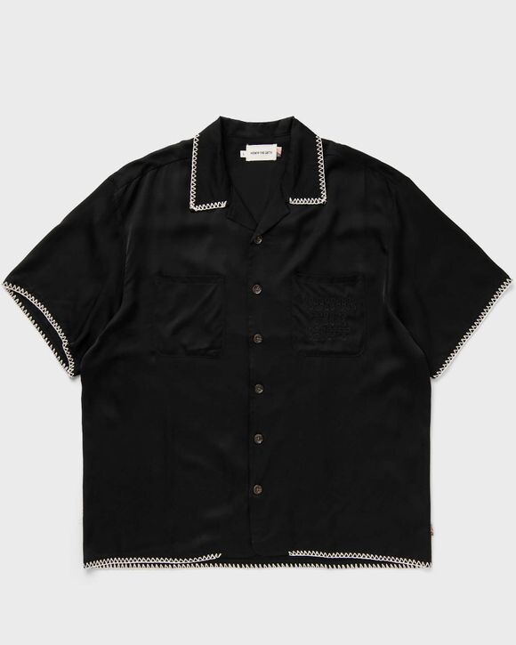 

Рубашка Honor The Gift Blanket Stitch Woven Shirt, черный