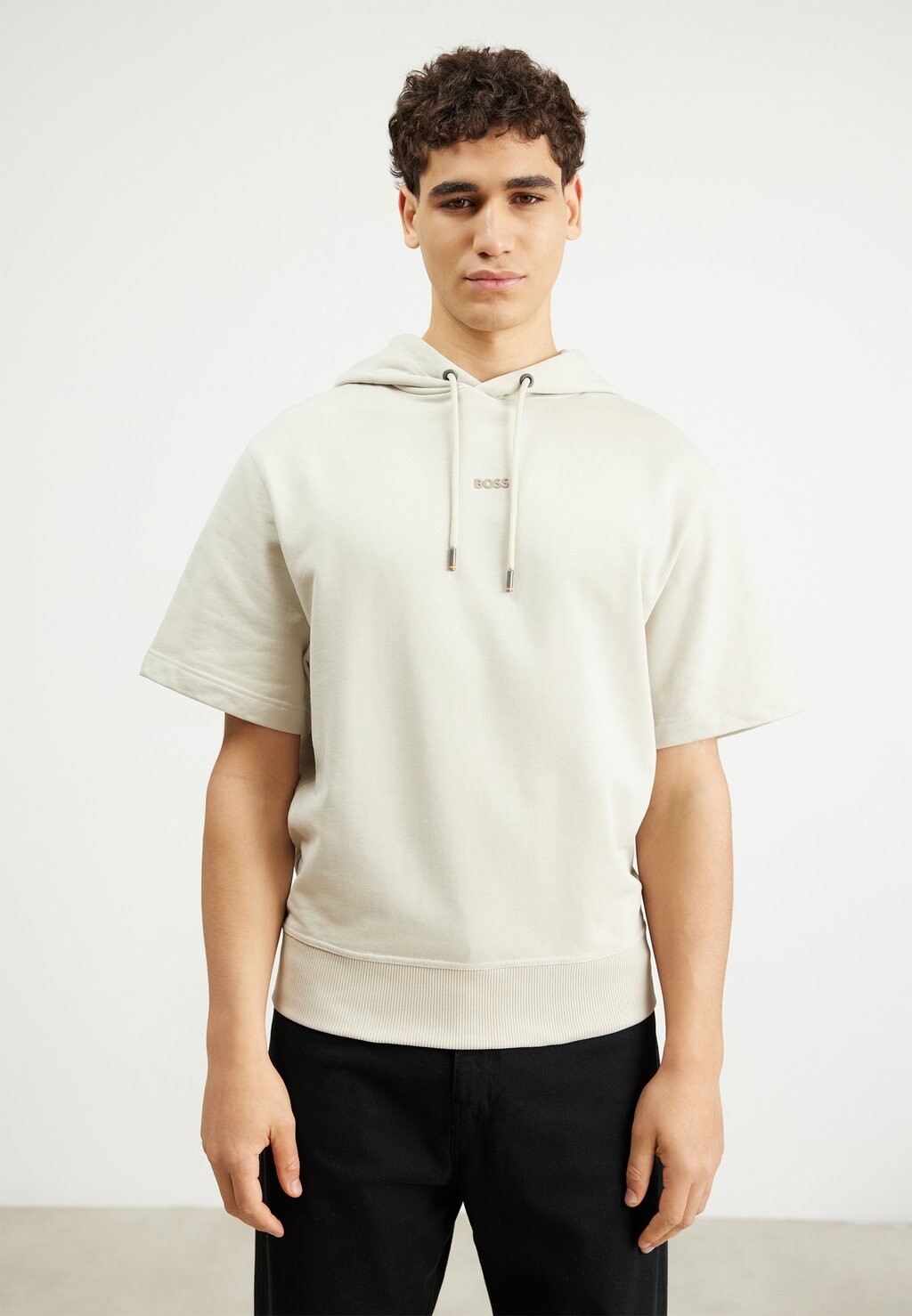 

Базовая футболка Short Sleeve BOSS, цвет light beige