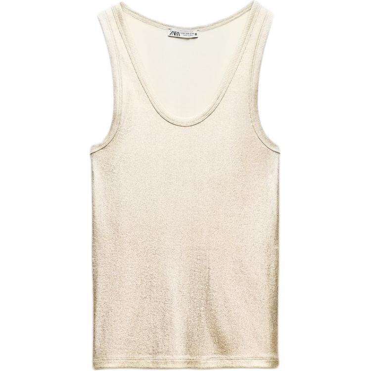

Жилет женский золотой Zara