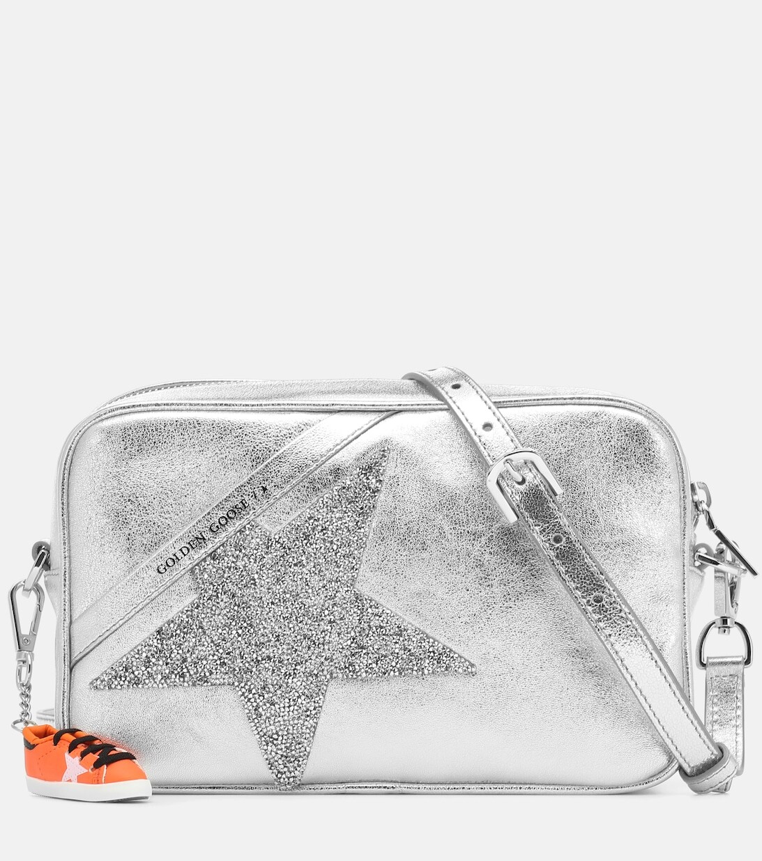 

Сумка через плечо Star из металлизированной кожи Golden Goose, металлик