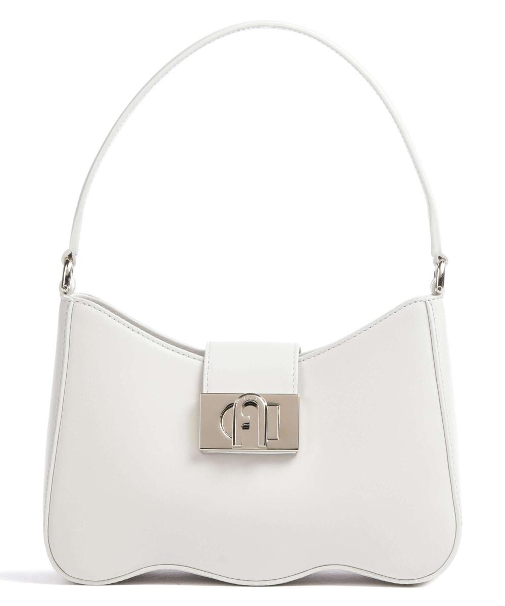 

Сумка на плечо 1927 S из мелкозернистой кожи Furla, белый