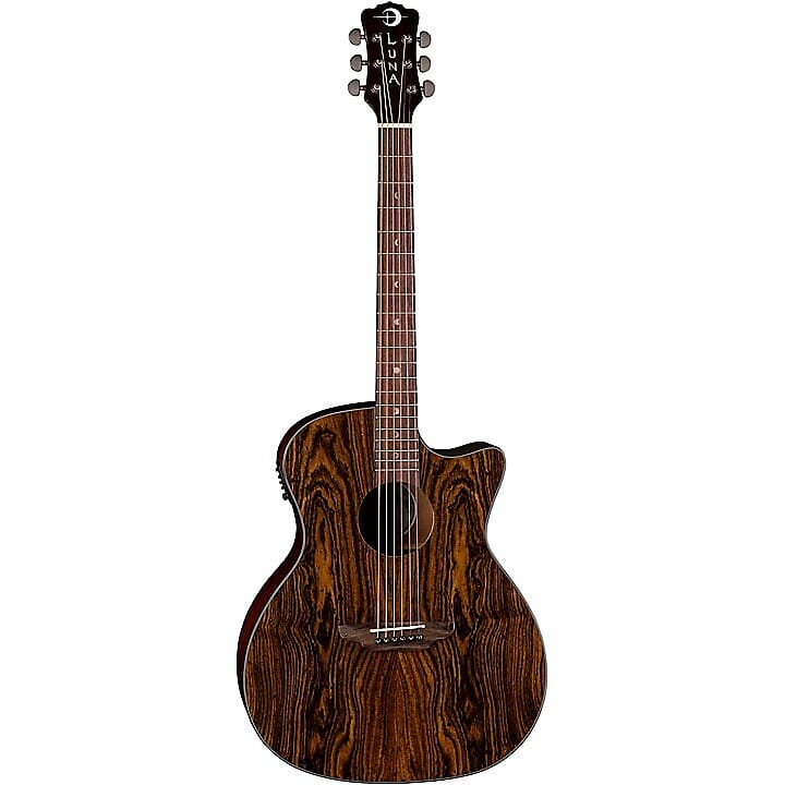

Акустическая гитара Luna Gypsy Exotic Caidie Grand Concert Acoustic-Electric Guitar Gloss Natural
