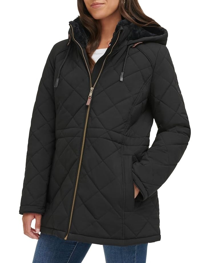 

Куртка Tommy Hilfiger Zip-Up Quilted Jacket, черный