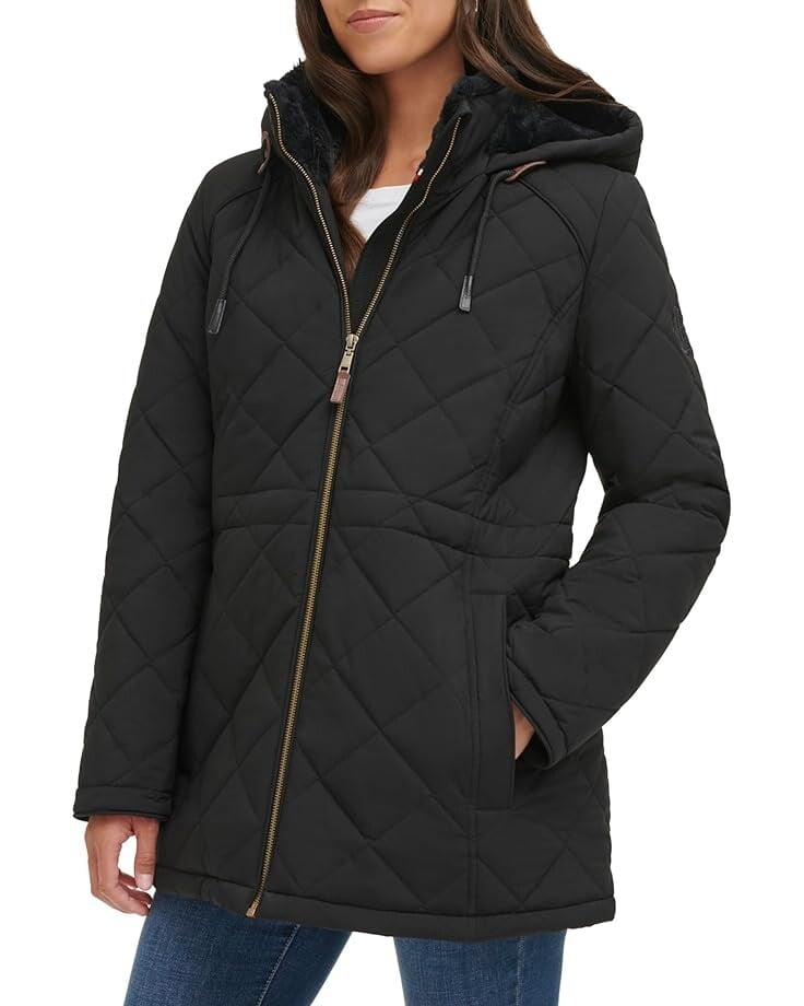 Куртка Tommy Hilfiger Zip-Up Quilted Jacket, черный