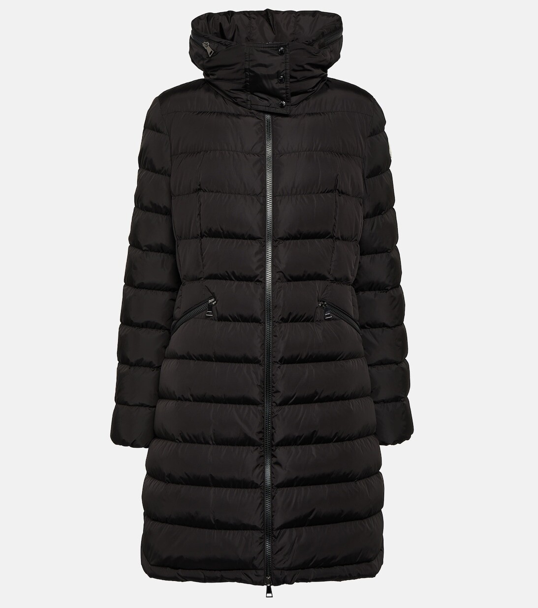 Пуховое пальто Flamette MONCLER, черный пуховое пальто kamile moncler enfant черный