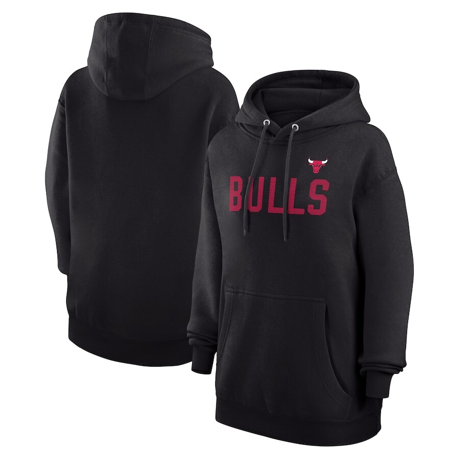 

Пуловер с капюшоном G-III 4Her by Carl Banks Chicago Bulls, черный