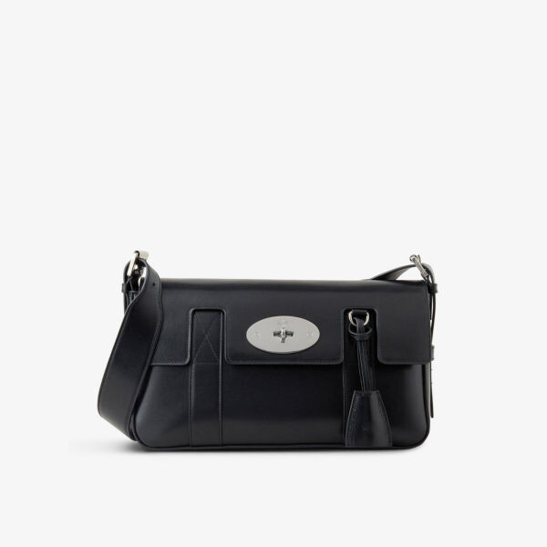 

Сумка через плечо East West Bayswater из зернистой кожи Mulberry, черный
