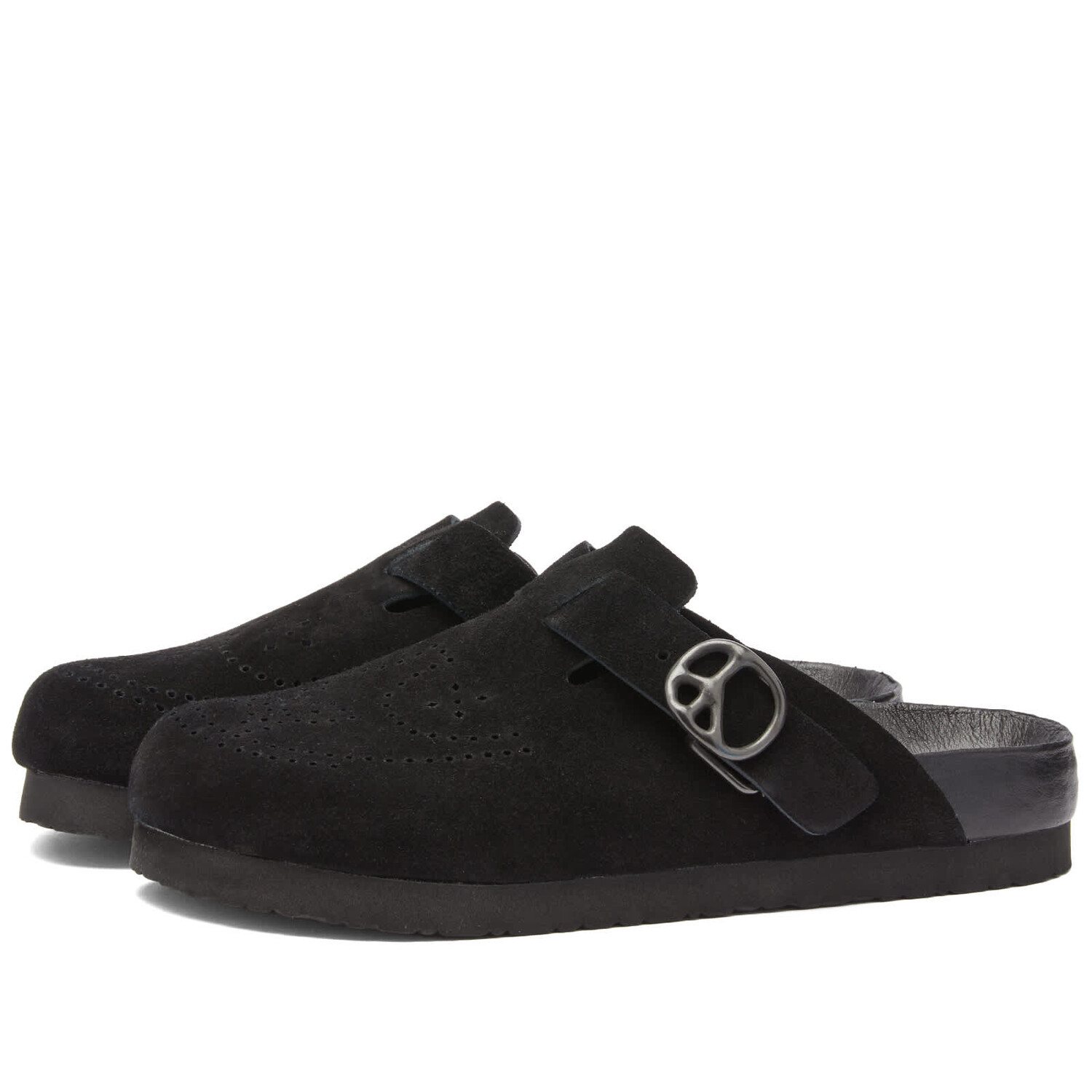

Сандалии Needles Suede Glog, черный