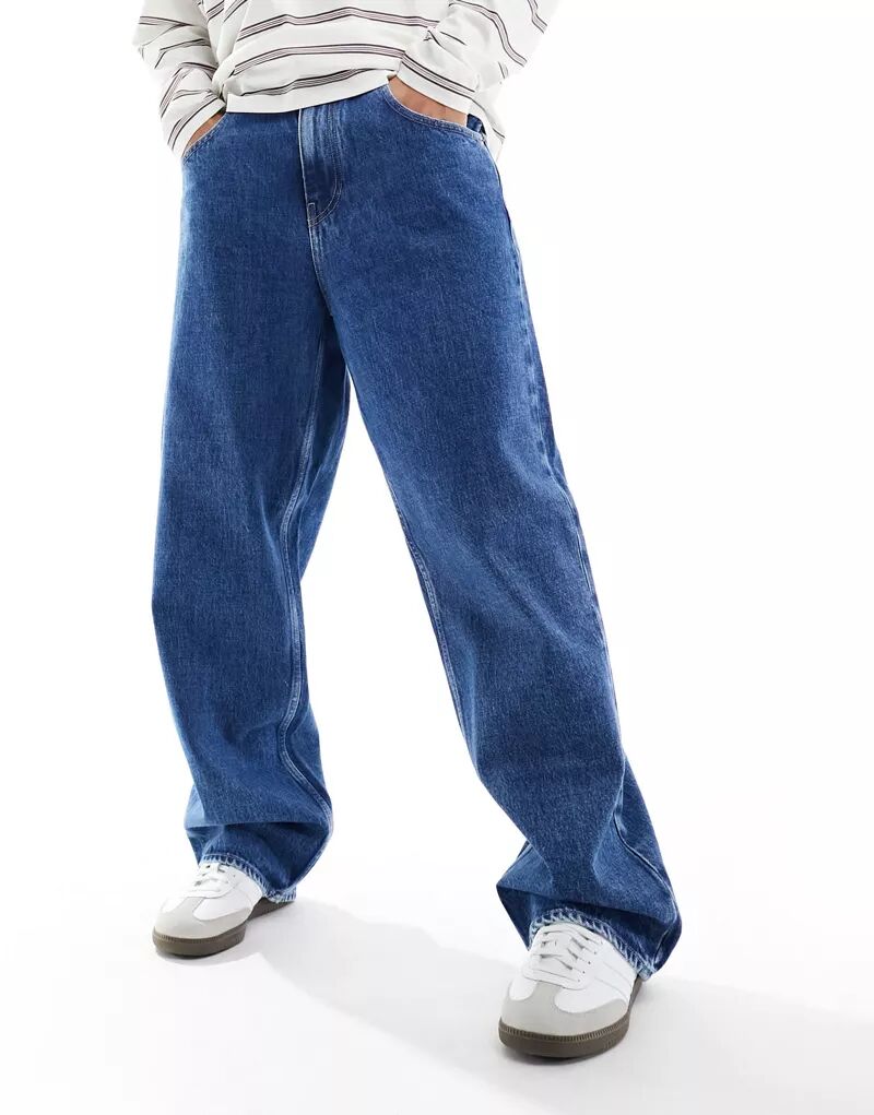 Мешковатые джинсы Tommy Jeans Aiden средней стирки