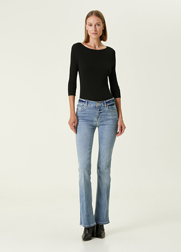

Синие джинсовые брюки tribeca bootcut 7 For All Mankind, Синий