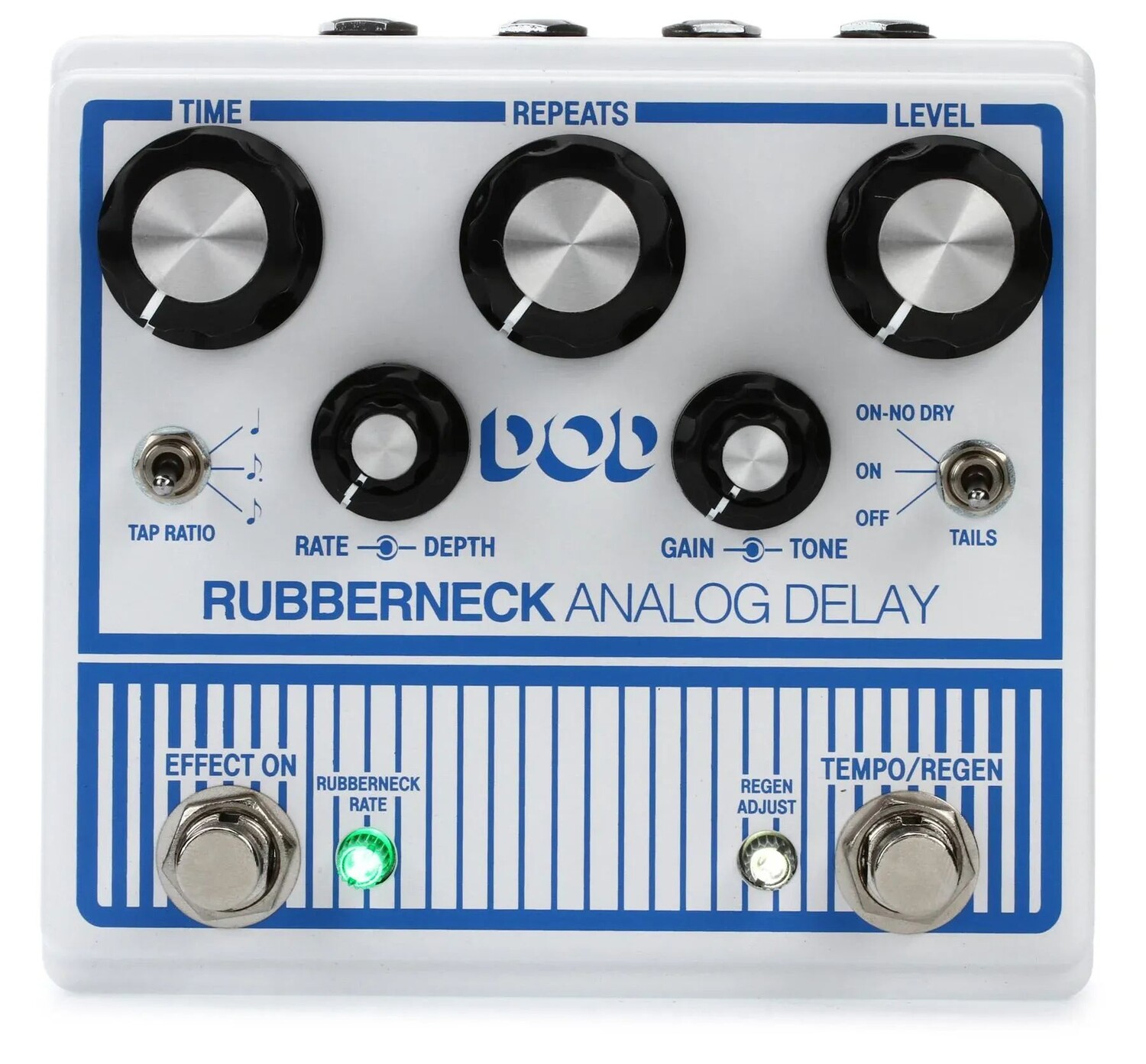 

Аналоговая педаль задержки DOD Rubberneck с Tap Tempo
