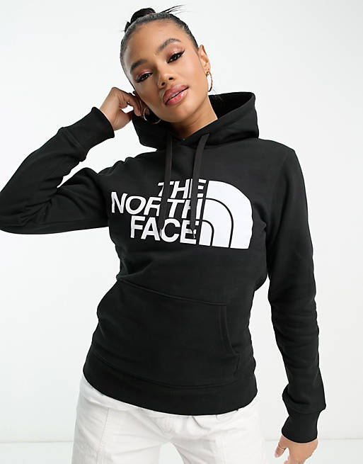 

Черная флисовая худи The North Face Standard