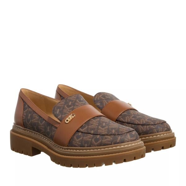 лоферы michael kors parker lug темно зеленый Лоферы parker lug loafer Michael Michael Kors, коричневый