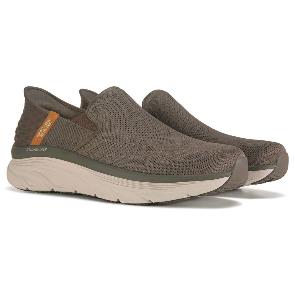 

Мужские слипоны D'Lux Walker Oxford Wide Slip On Skechers, коричневый