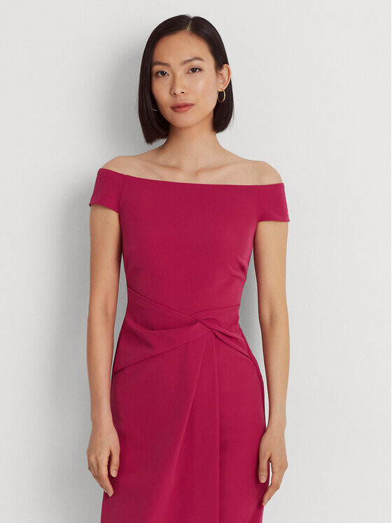 

Коктейльное платье стандартного кроя Lauren Ralph Lauren, розовый
