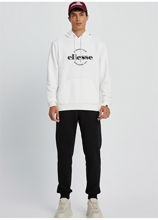 

Бежевая мужская толстовка с капюшоном Ellesse, Бежевый