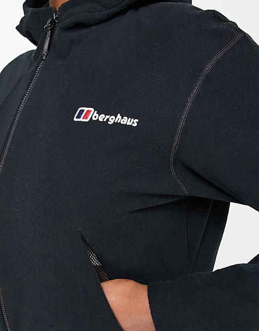 

Черная флисовая куртка с капюшоном Berghaus Belleview, Черный