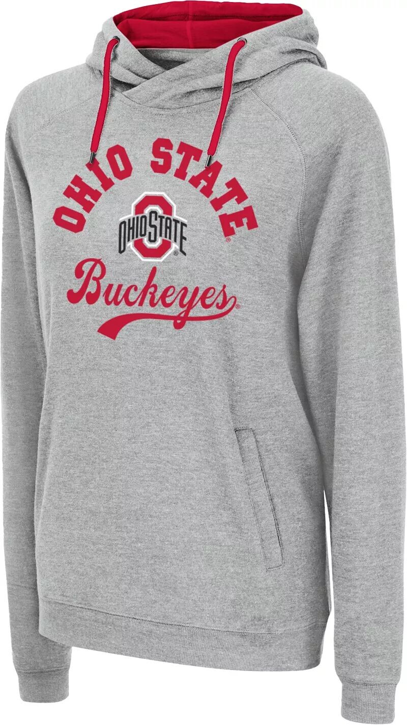 

Colosseum Женская серая толстовка Ohio State Buckeyes
