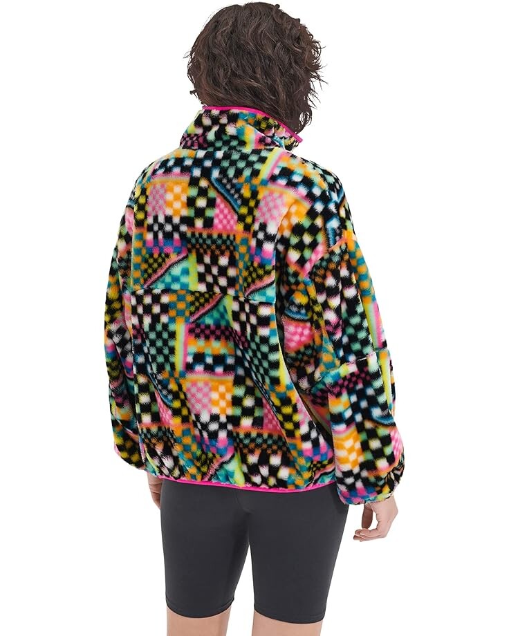 

Куртка UGG Marlene Faux Fur Jacket, цвет Black Multi Checks
