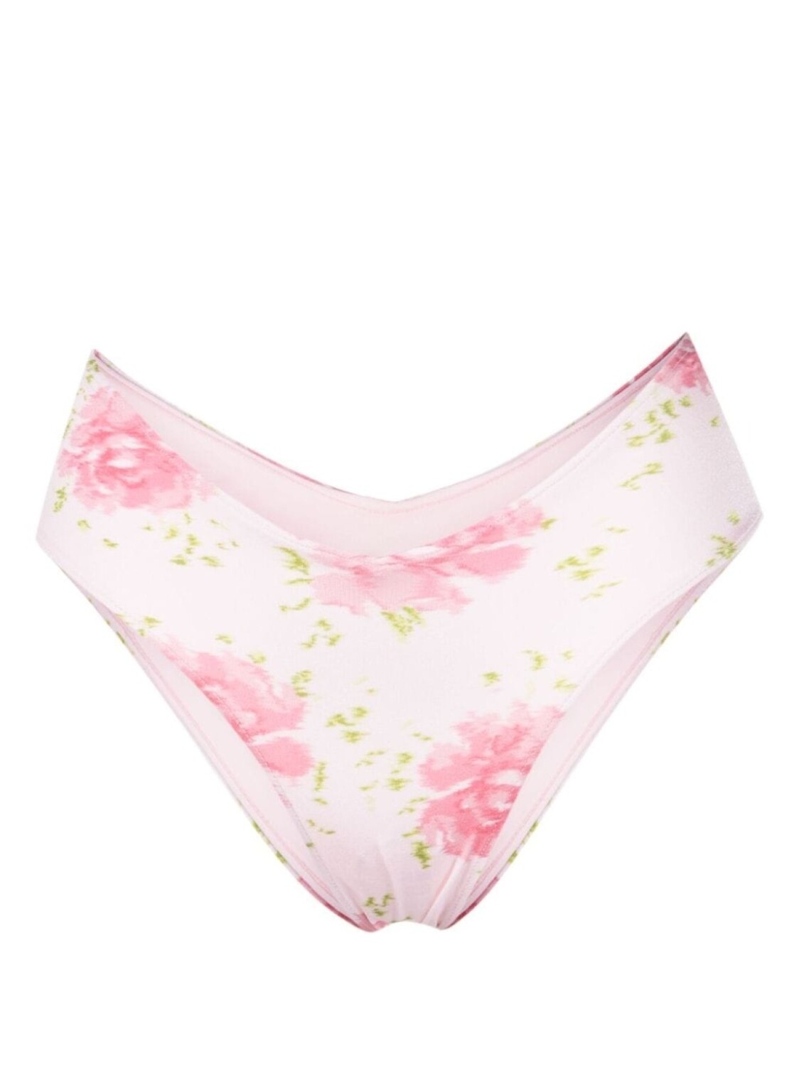 

Плавки бикини с цветочным принтом Frankies Bikinis, розовый