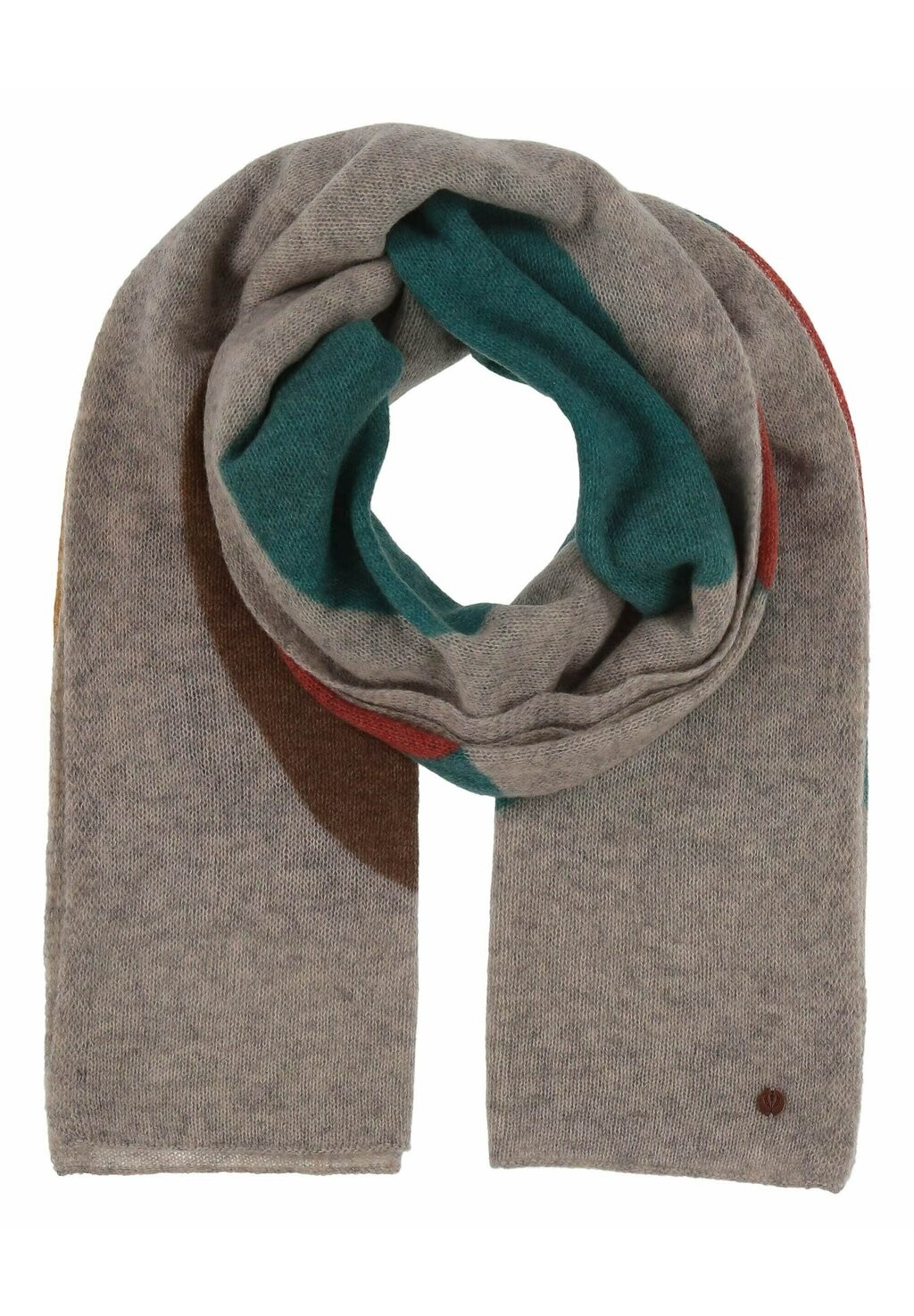 

Шарф SIGNATURE XL DOTS FRAAS, пудровый мятный