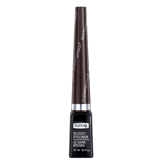

Глянцевая водостойкая подводка для глаз 42 Dark Brown, 3,7 мл Isadora