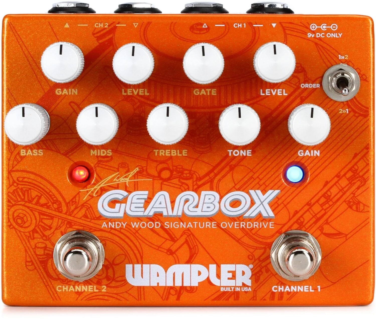 

Коробка передач Wampler — фирменная педаль повышающей передачи Andy Wood
