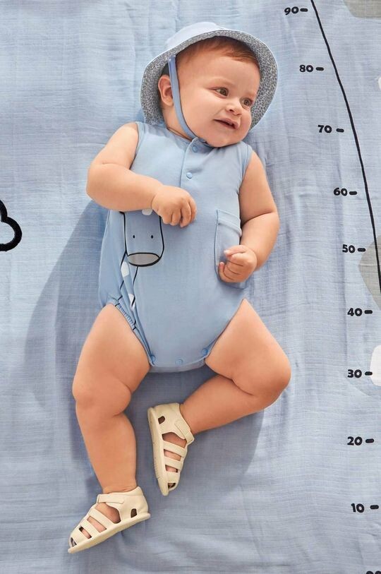

Хлопковый костюм для новорожденных Mayoral Newborn, синий