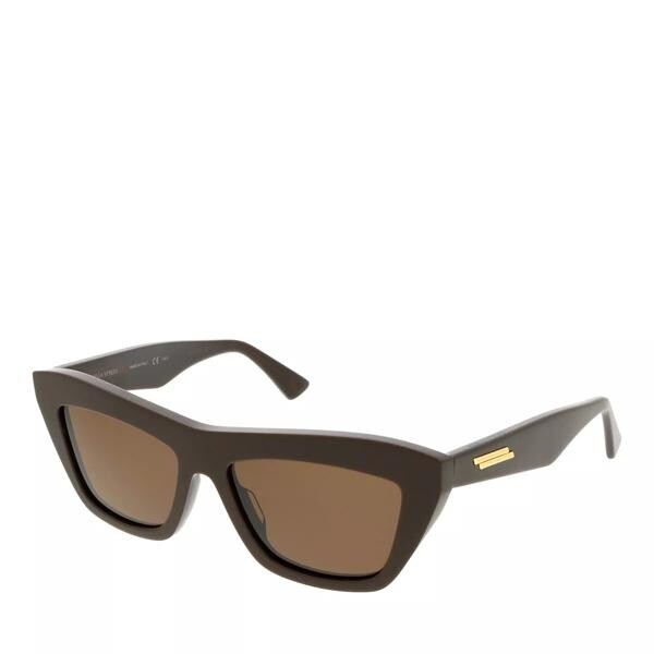 

Солнцезащитные очки bv1121s-004 55 sunglass unisex acetate -- Bottega Veneta, коричневый