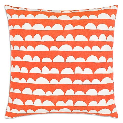 

Декоративная подушка Lachen с абстрактными полосками, 20 x 20 дюймов Surya, цвет Orange