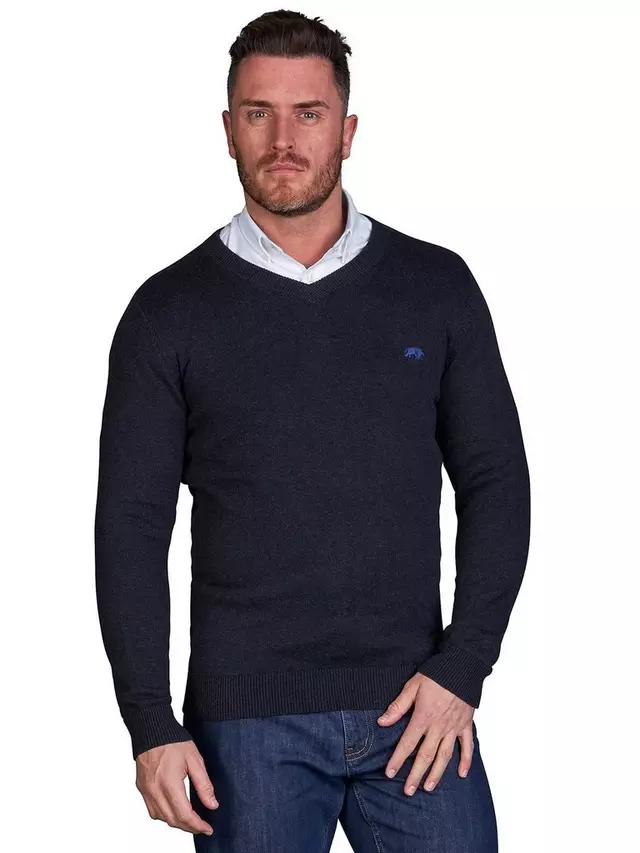 

Джемпер Raging Bull Classic V-Neck, черный
