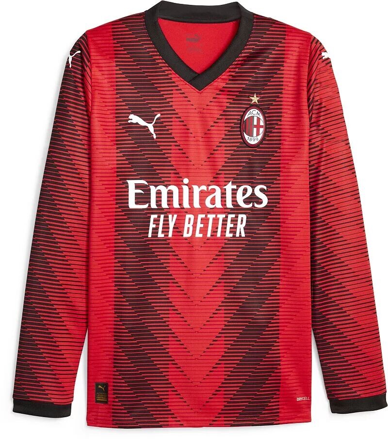 

Puma AC Milan 2023 Домашняя реплика Джерси с длинным рукавом