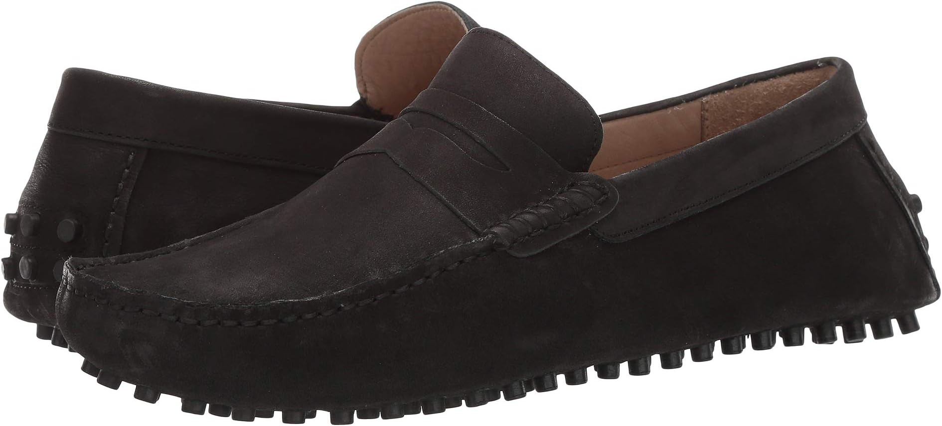 

Лоферы Carlos by Carlos Santana Ritchie Driver Loafer, цвет Black Calf Nubuck