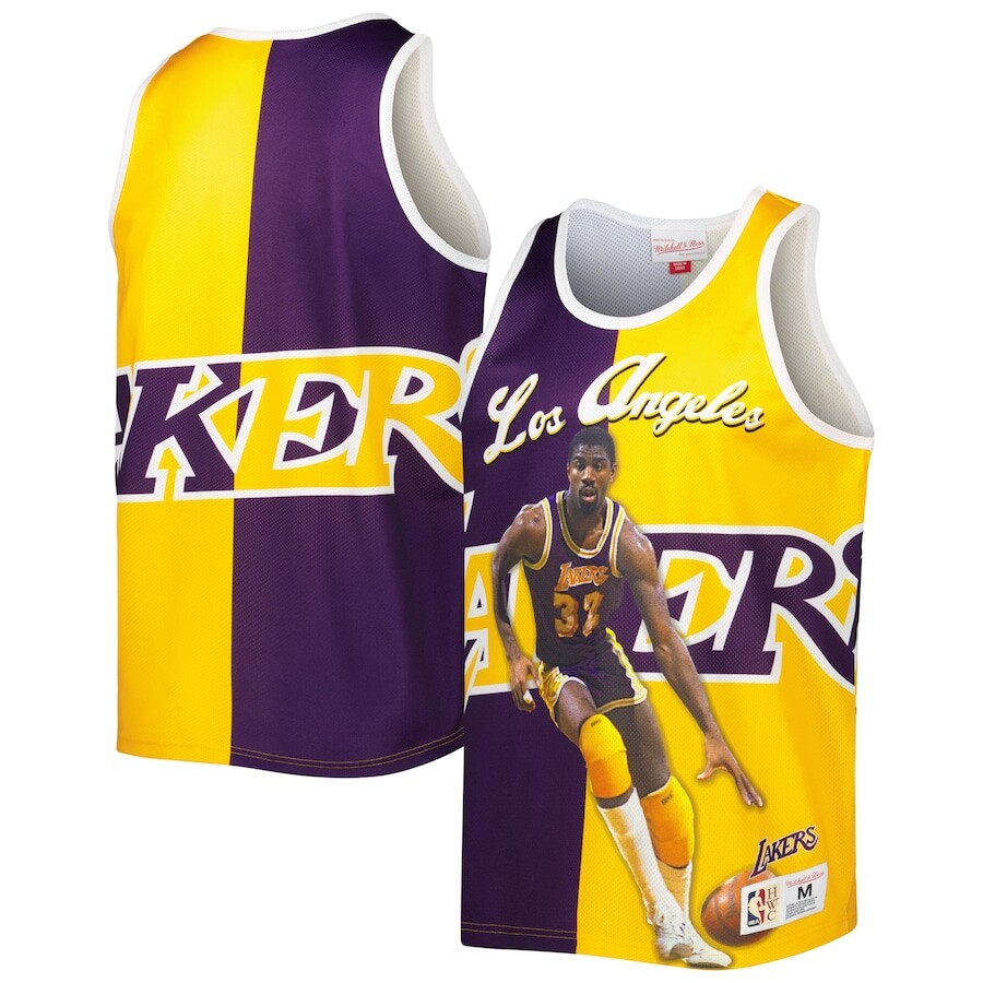 

Майка Mitchell & Ness Los Angeles Lakers, фиолетовый