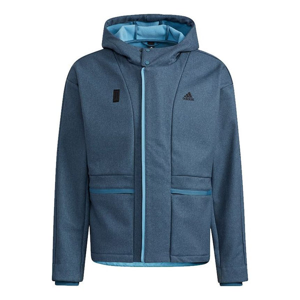цена Куртка adidas Wj Wv Bond Jkt Small Logo Hooded Jacket Sky Blue, синий