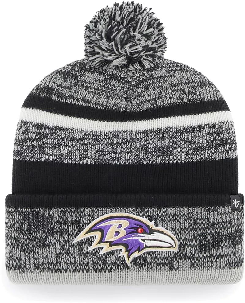 Мужская вязаная шапка Baltimore Ravens Northward '47 мужская базовая вязаная шапка с манжетами 47 baltimore ravens среднего размера фиолетового цвета 47 brand